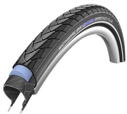Tire 28 x 1 1/2" Schwalbe Marathon Plus HS 348 Perf Wired 40-635 Black-Reflex