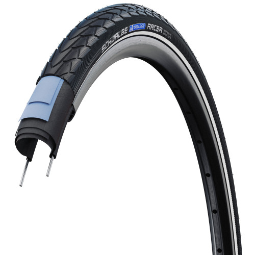 Riepa 28" Schwalbe Marathon Racer HS 429 Perf Wired 35-622 / 28x1.35 Black-Reflex