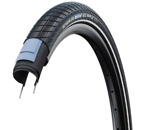 Tire 16" Schwalbe Big Apple HS 430 Perf Wired 50-305 / 16x2.00 Addix Reflex