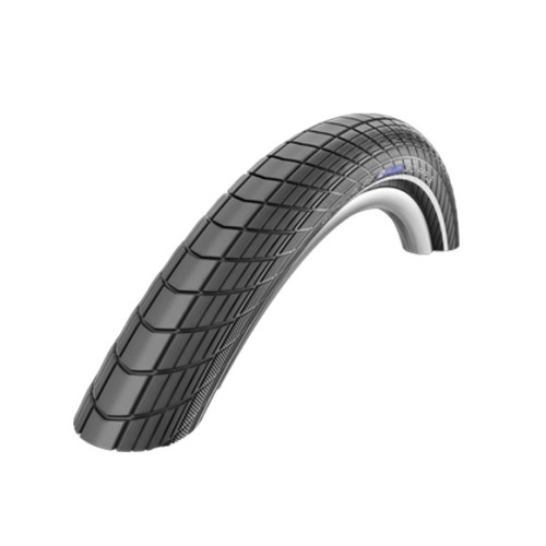 Tire 20" Schwalbe Big Apple HS 430 Perf Wired 50-406 Black-Reflex
