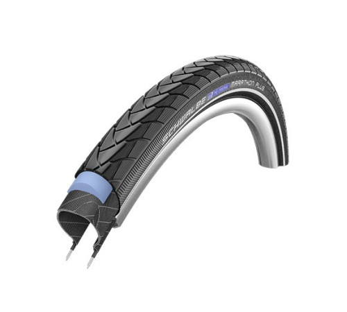 Tire 26" Schwalbe Marathon Plus HS 348, Perf. Wired 25-590 Grey