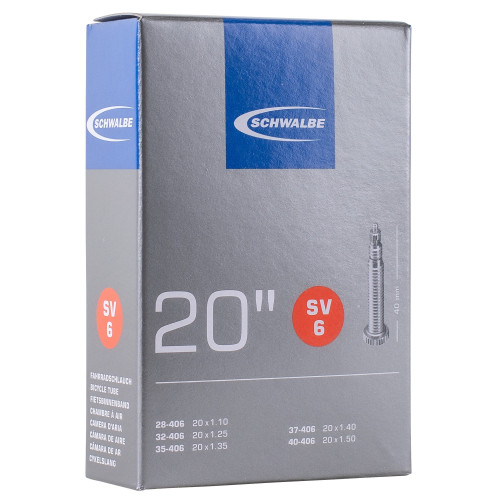 Tube 20" Schwalbe SV6 (28/40-406)