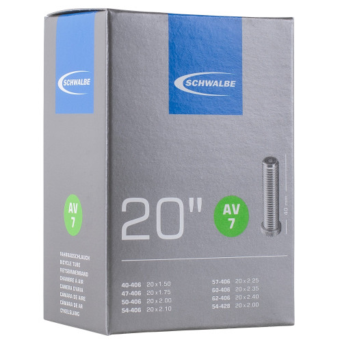 Tube 20" Schwalbe AV7 (40/62-406)