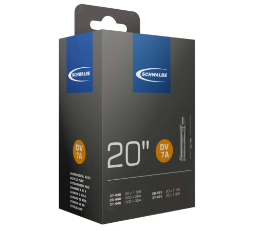 Tube 20" Schwalbe DV7A (28-440/37-451)