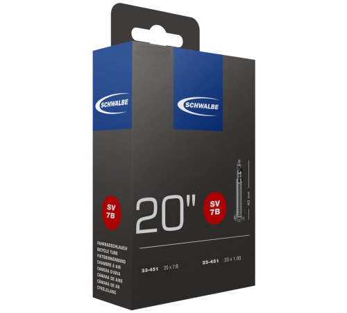 Tube 20" Schwalbe SV7B (23/25-451)