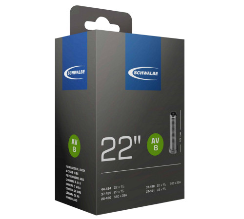 Tube 22" Schwalbe AV8 (28/37-490)