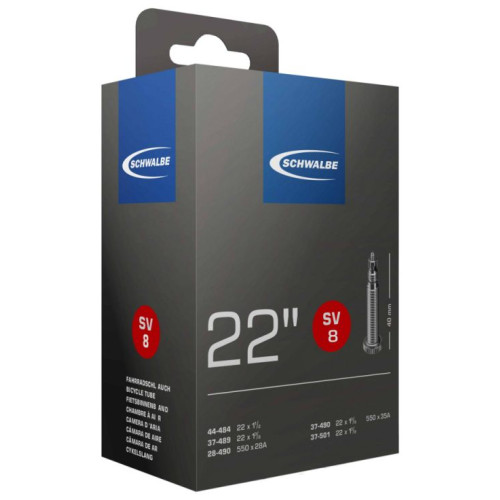 Tube 22" Schwalbe SV8 (28/37-490)
