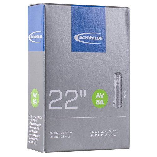 Tube 22" Schwalbe AV8A (25-489/28-501)