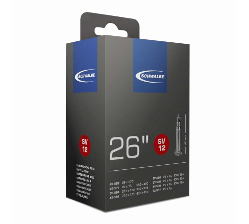 Tube 26" Schwalbe SV12 (47-559 / 26x1.75)