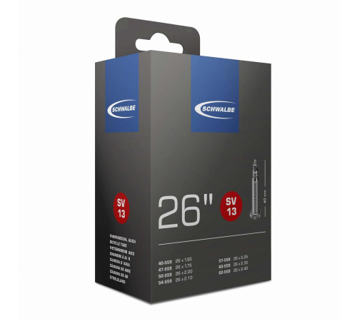 Tube 26" Schwalbe SV13 (40/60-559)