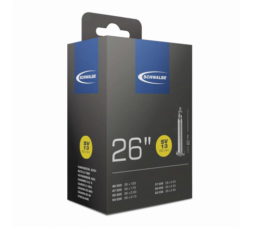 Tube 26" Schwalbe SV13 Long (40/60-559)