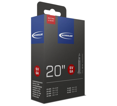 Tube 20" Schwalbe SV6A ExtraLight (23/40-406)