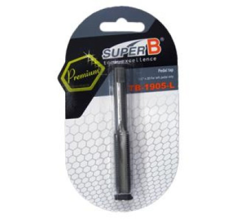 Instruments Super-B left screw tap to crank 9/16" x 20 Premium