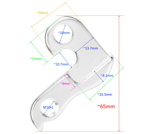 Frame dropout / hanger GW-5R