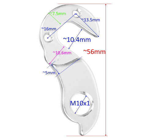 Frame dropout / hanger GW-5T