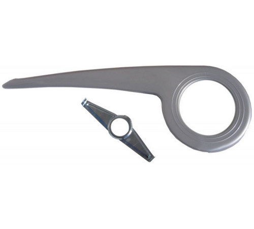Aizsardzības ķēde 36/38T fi35 with bracket silver