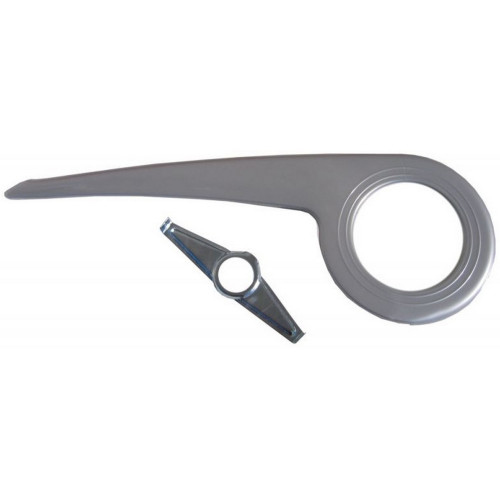 Aizsardzības ķēde 36/38T fi35 with bracket silver