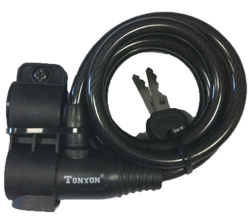Lock Tanyon spiral (steel cable) Ø10mm/1500mm
