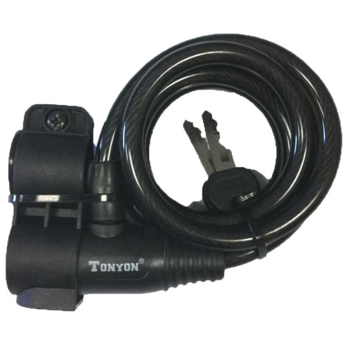 Lock Tanyon spiral (steel cable) Ø10mm/1500mm