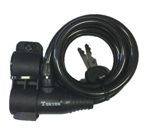 Lock Tanyon spiral (steel cable) Ø10mm/1500mm