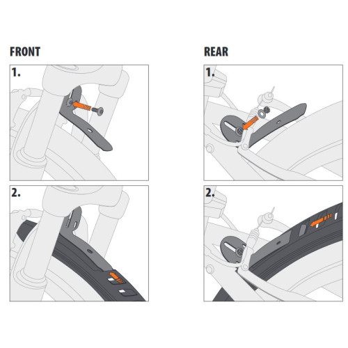 Mudguards set 26-27.5 SKS Velo 65 Mountain