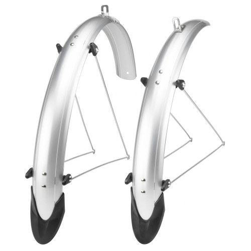 Dubļusargi komplekts Orion OR 20"x53mm nylon silver