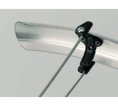 Mudguards set Orion OR 26"x58mm nylon silver