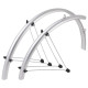 Mudguards set Orion OR 28"x41mm nylon silver