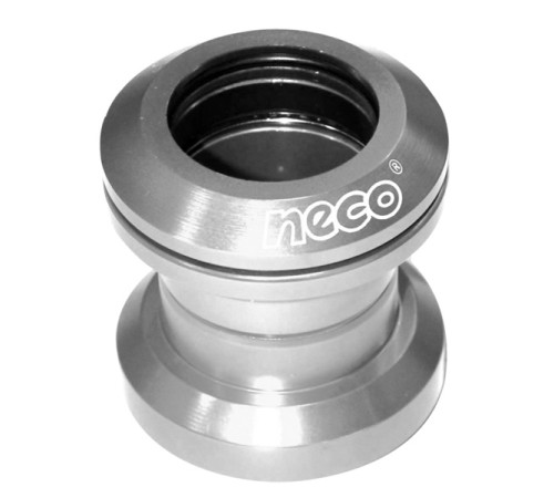 Stūres bļodiņas Alu/Steel NECO A-HEAD 1-1/8"x34x30 H867EW-AL silver