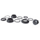 Headset Alu/Steel NECO A-HEAD 1-1/8"x34x30 H867EW-AL black
