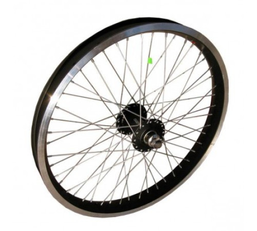 Front wheel BMX 20" alloy 48H black