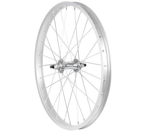 Priekšējais ritenis 20" tērauda rumbu, Alu viena aploce 28H