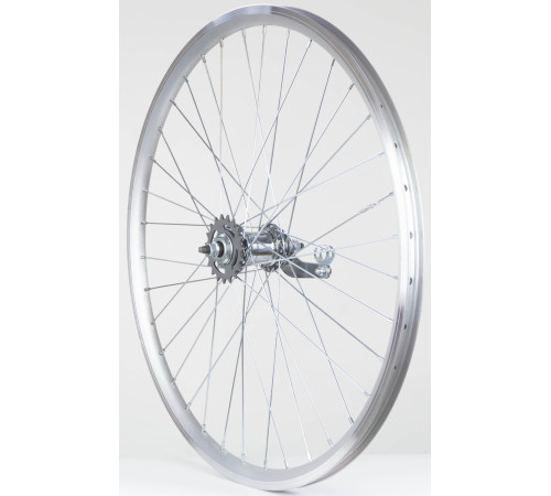 Aizmugurējais ritenis 26" Velosteel RBN rumba, DoubleWall silver aploce
