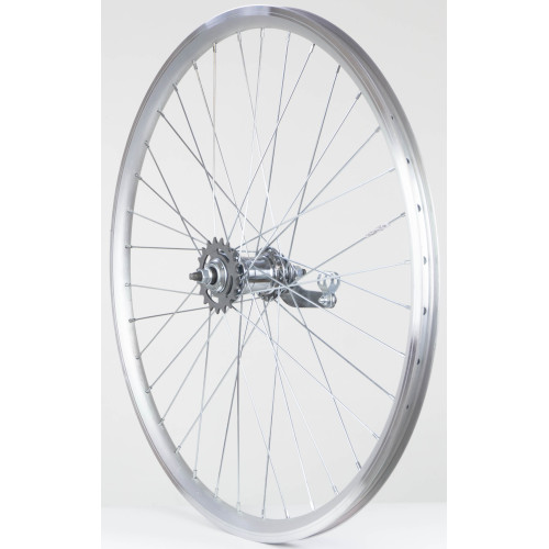 Aizmugurējais ritenis 26" Velosteel RBN rumba, DoubleWall silver aploce