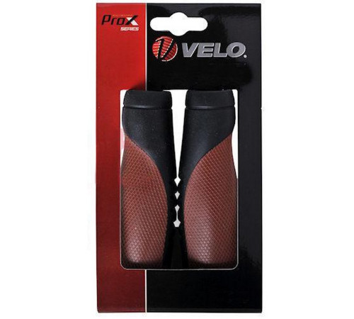 Stūres rokturi Velo ProX VLG-1115AD3 130mm Comfort GEL black-brown