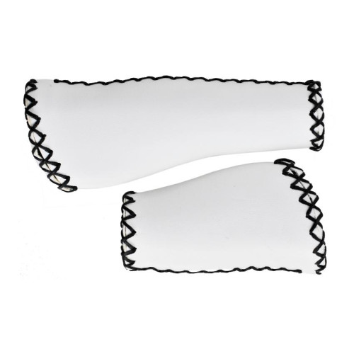 Stūres rokturi Velo ProX VLG-649-2AD2S 135/92mm Ergo white-black