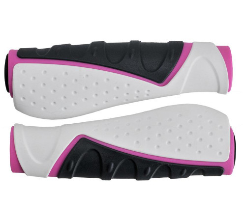 Stūres rokturi Velo ProX VLG-719AD3 130mm Comfort GEL pink-white
