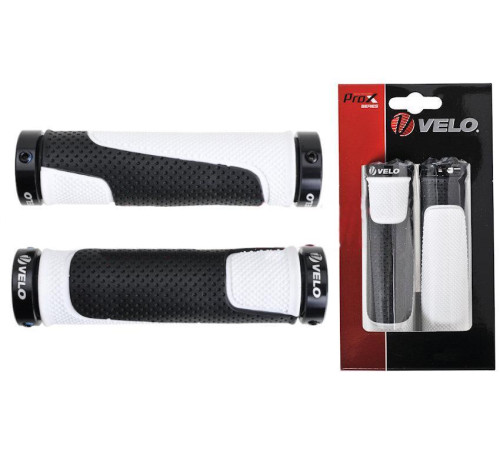 Grips Velo ProX VLG-776AD3 129mm GEL Lock-on black-white