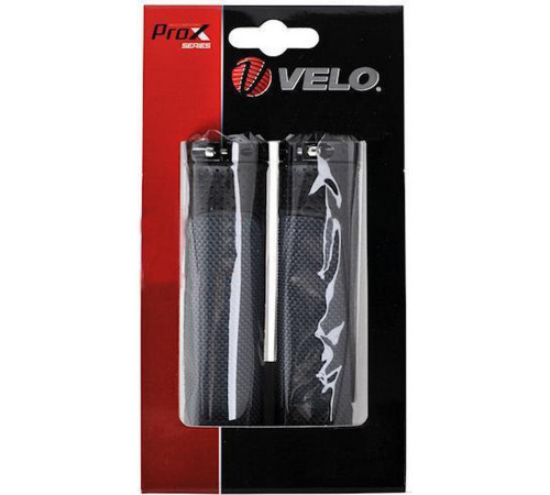 Stūres rokturi Velo ProX VLG-776AD3 129mm GEL Lock-on black-grey