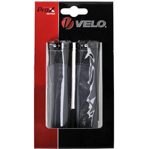 Stūres rokturi Velo ProX VLG-776AD3 129mm GEL Lock-on black-grey