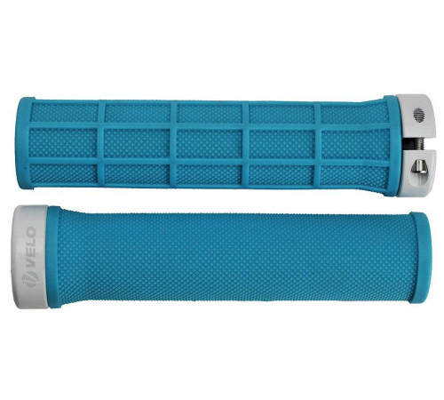 Stūres rokturi Velo ProX VLG-975A-11D2-L1 132mm Lock-on blue