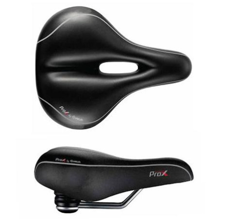 Saddle Velo ProX VL-6103E Elastomer D2 Zone Full Cut GEL black