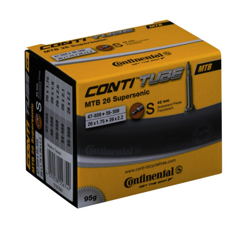 Tube 26" Continental MTB Supersonic S42 (47/55-559)