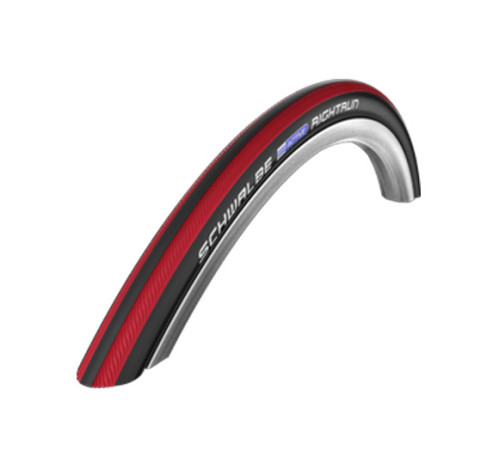 Tire 24" Schwalbe Rightrun HS 387, Active Wired 25-540 Red