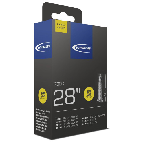 Kamera 28/27" Schwalbe SV20 ExtraLight (50mm) (18/25-622)