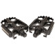 Pedāļi Azimut MTB black Alu 9/16" lodīšu gultnis un atstarotāji (1003)