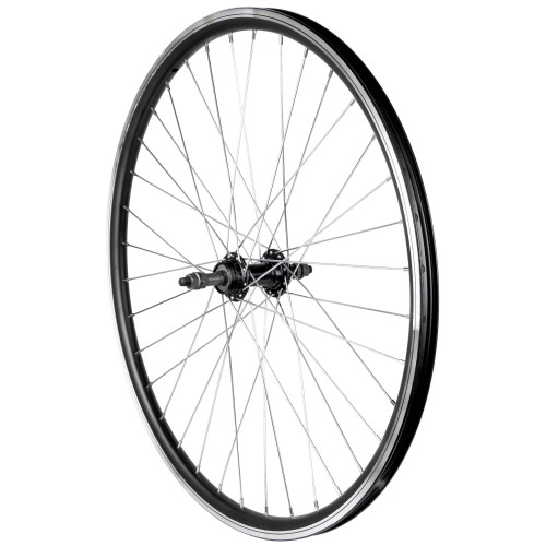 Aizmugurējais ritenis 26" Alu freewheel rumba (mašīnas gultņi), DoubleWall black aploce