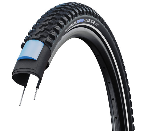 Tire 26" Schwalbe Marathon Plus MTB HS 468 Perf Wired 54-559 / 26x2.10 Black-Reflex