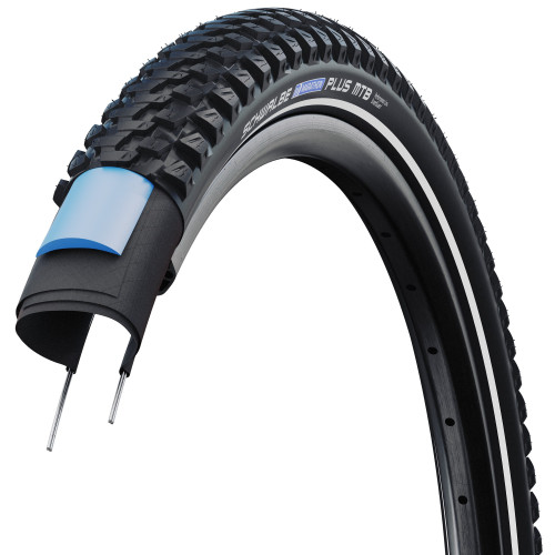 Riepa 29" Schwalbe Marathon Plus MTB HS 468 Perf Wired 54-622 / 29x2.10 Black-Reflex