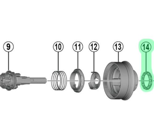 Ball retainer Shimano SG-7C20 3/16"X12